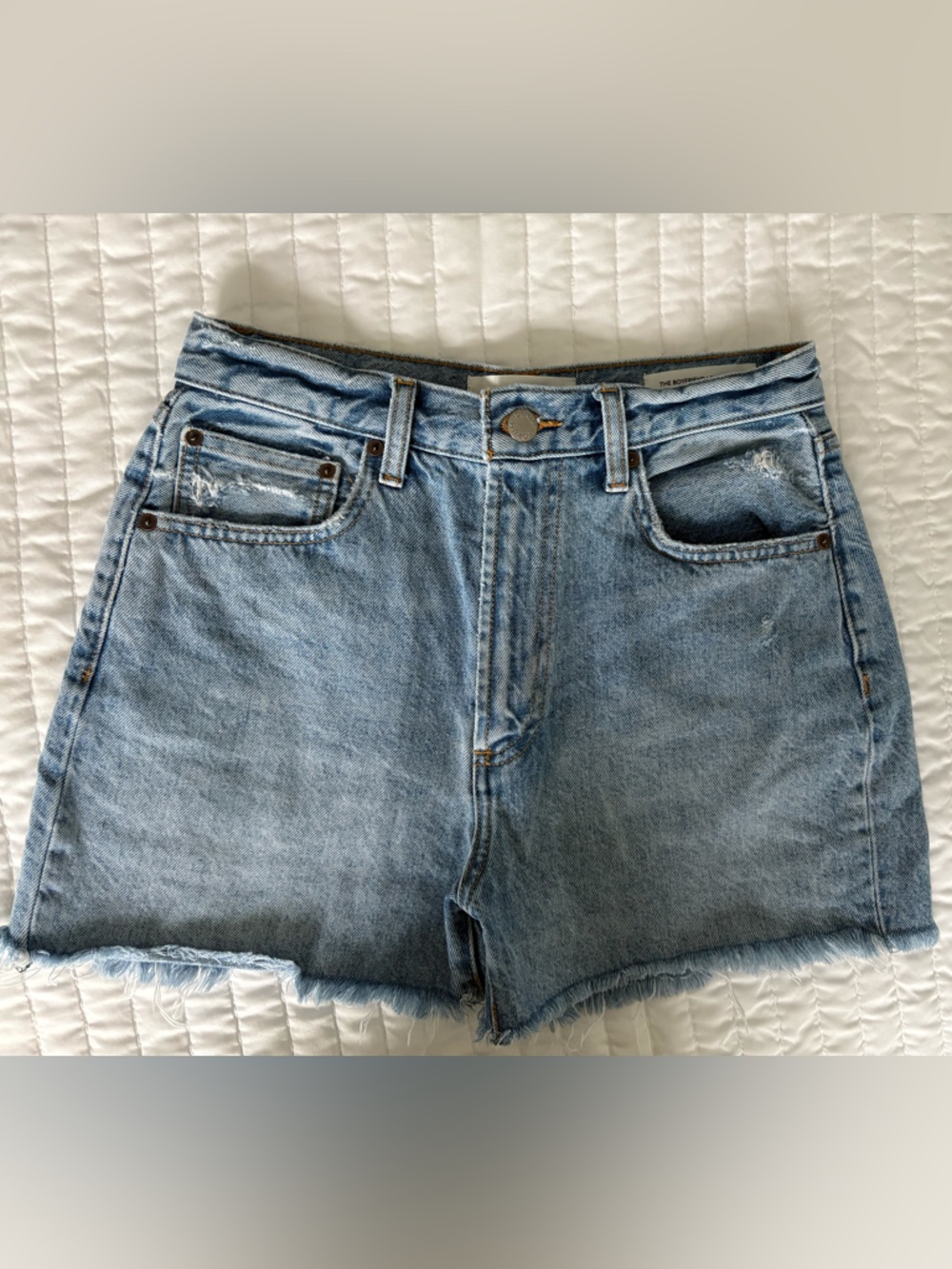 Denim Forum The Boyfriend Loose Denim Shorts